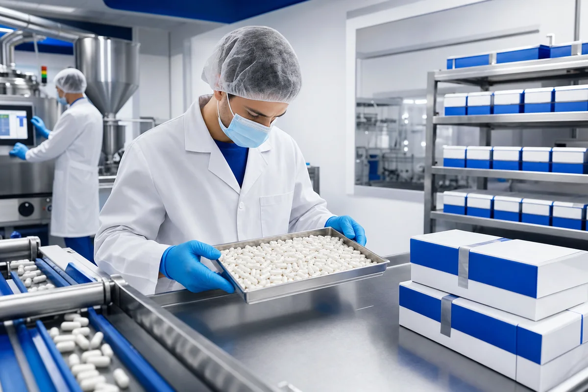 Έλεγχος παρτίδας καψουλών Adenofrin πριν την αποστολή στην κυπριακή αγορά